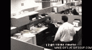 computer rage GIF