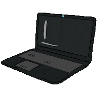 luisamarianoc netflix computer laptop notebook Sticker