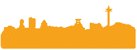 Skyline Silhouette Sticker by Stadtwerke Essen