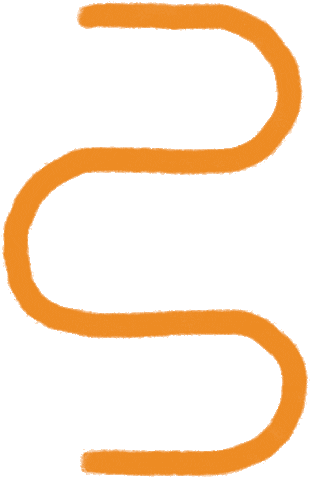 Squiggle Sticker by Lucie Fink
