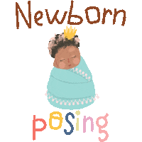lefotick newborn lefotick newborn posing Sticker