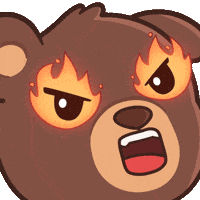 Angry Fire GIF by BEARISH