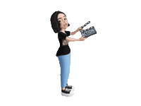 Menina Nova Lulu Sticker