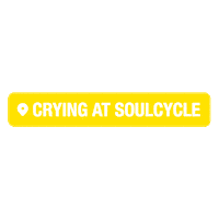 cry crying Sticker by SoulCycle
