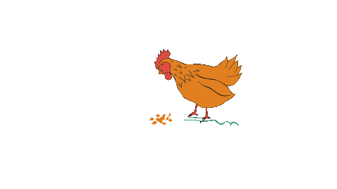 adrianagoram giphyupload vegan chicken sanctuary Sticker