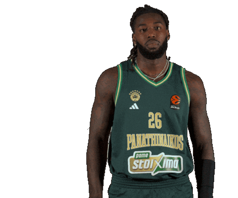 Mathias Lessort Pao Sticker by Panathinaikos BC
