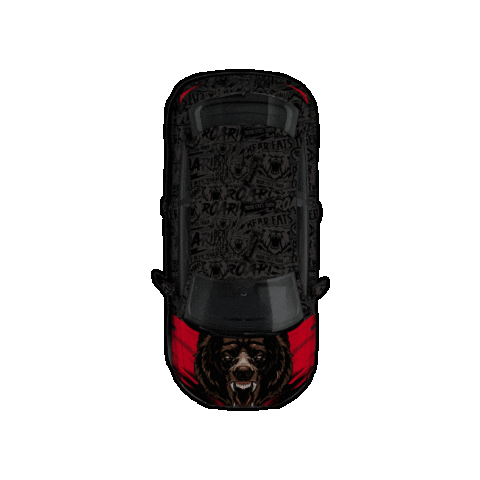 Beer Car Sticker by Bear Eats Tiger