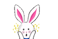 Bunny Bubbles Sticker