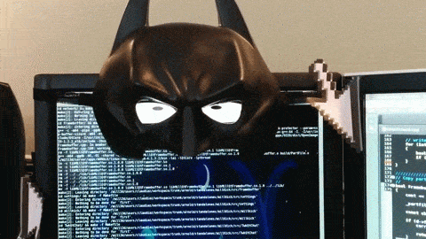 batman mask GIF