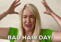 Feeling Good Hair Day GIF by Vikki Downey