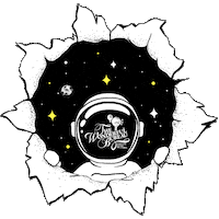 Space Stars Sticker by The Wonderful Bureau