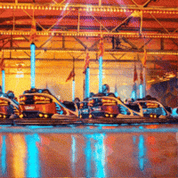 Funfair Bad Driver GIF by TeaCosyFolk