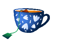 Tea Drinking Sticker