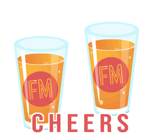 fmkitchenandbar giphyupload cheers fm rein graphics Sticker