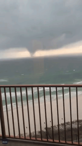 Dual Waterspouts Spotted Spinning Off Florida Coast