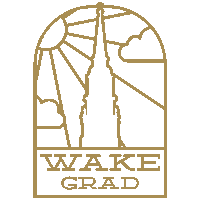 Wfugrad Sticker by Wake Forest University