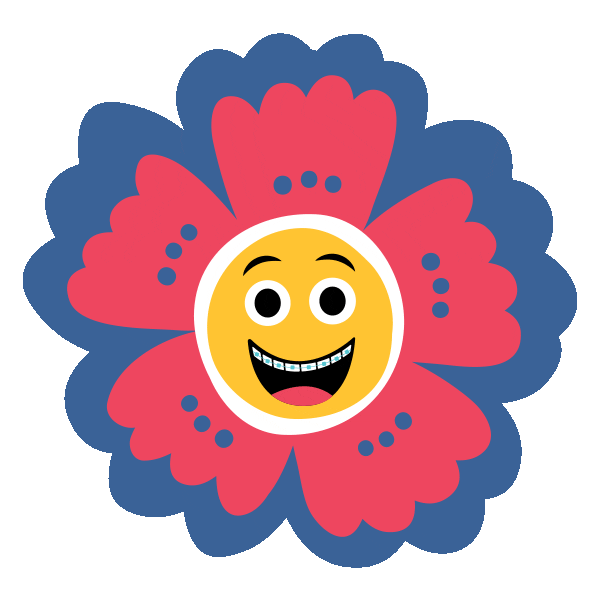 Flower Emoji Sticker by Wildflower Orthodontics