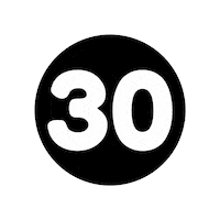 Number Blanco Sticker