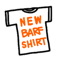 T-Shirt Barf Sticker by Ugly Cowboy