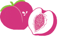 getcheckedomaha peach juicy safersex peachpit Sticker