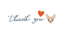 eddiethechihuahua dog thank you puppy pup Sticker