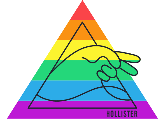 Proud Rainbow Sticker by Hollister Co.