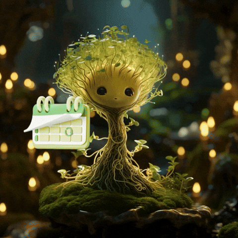 Calendar Tgn GIF by Treegens