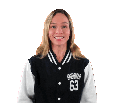 College Yes Sticker by Ilka Groenewold