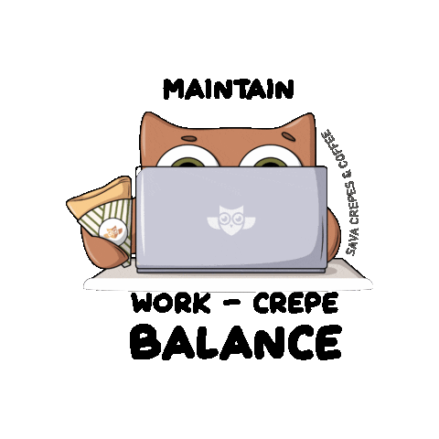 savacrepes crepe crepes sava sava crepes coffee Sticker