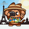 Travel Smile GIF by Chimpers