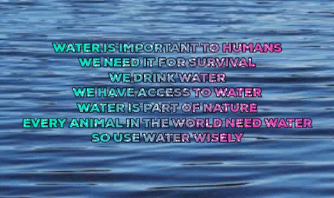 sparkle water GIF