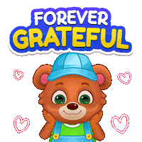 Thanks Thank You Sticker by Lucas and Friends by RV AppStudios