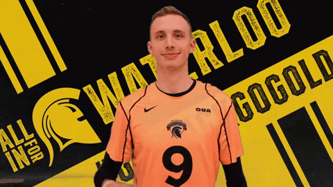 University Of Waterloo Volleyball GIF by Waterloo Warriors