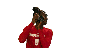 Wisconsin Volleyball Sport Sticker by Wisconsin Badgers