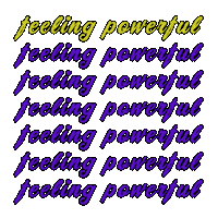 Power Feeling Sticker by TEAM PWRHOUSE