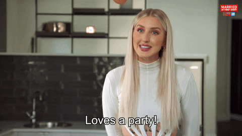 Party Reaction GIF by Married At First Sight