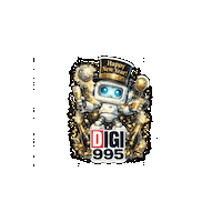 Celebrate New Years Sticker by Digi 995