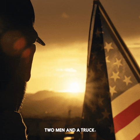 Happy Air Force GIF by TWO MEN AND A TRUCK®