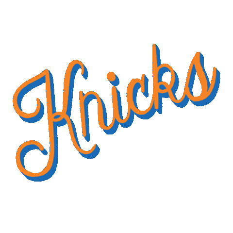 New York Knicks Nba Sticker by Alanna Flowers