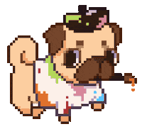 Art Dog Sticker