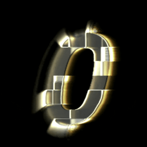 Glitch Numbers GIF by #BASILIO