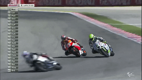 Overtaking Never Give Up GIF by MotoGP