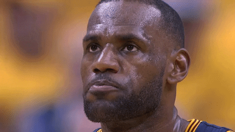 Trying To Wink Lebron James GIF by NBA