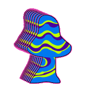 Mushroom Sticker by MyxedUp