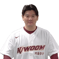 최주환 Sticker by Kiwoom Heroes Baseball Club