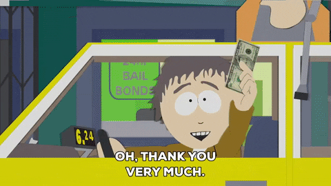 cab thank you GIF by South Park 