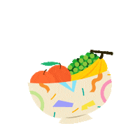 Fruit Salad Monday Sticker by ank_illustrates