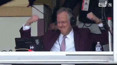 Flexing Michael Kay GIF by YES Network