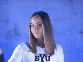 Ncaa Volleyball Sport GIF by BYU Cougars