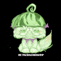 etherhocromic cat illustration kawaii adorable GIF